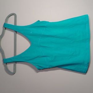 Nike Women's Teal Tank Built-in Bra Medium